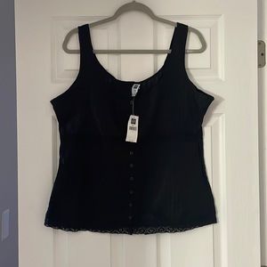 GAP Black Tank Top
